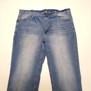Axe & Crown Relaxed Boot Cut Jeans RARE 1%er Rivets Outlaw Denim Men W44 L34 VTG
